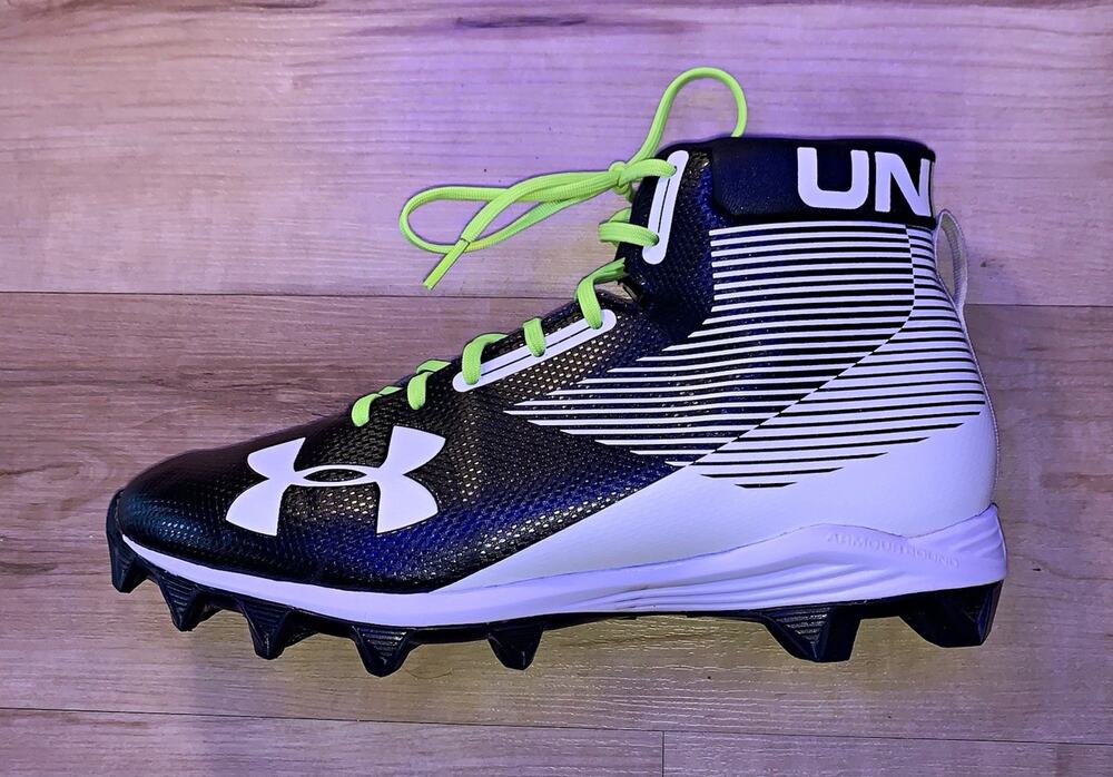 Under Armour Hammer 1289761-011 Football Cleats Black US 9.5 Medium D